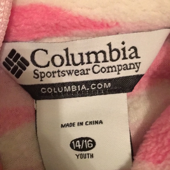 Girls size 14-16 Columbia sweatshirt w turtle neck - Picture 2 of 4